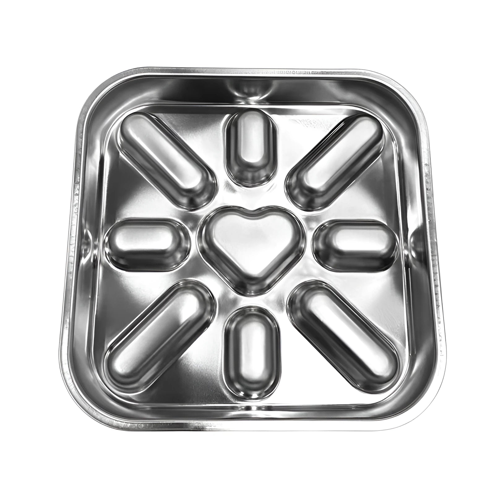 Square Design with Heart Shape